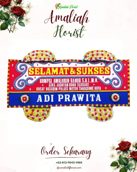 Papan Bunga Ucapan Selamat Bunutwetan